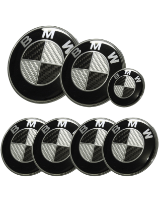 Afauto BMW Emblem Logo Badge Set